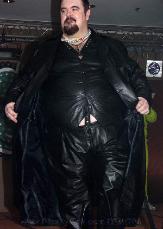 For the Mr. Euro Chubby Contest, I came out in FULL LEATHER... 