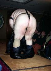 After dropping my pants, I turned around and MOONED the admirers!!