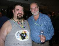 Me with Zio Polipo from Milano, well known Chubby Artist!