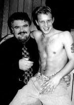 Me with Porn Star Rod Barry for New Year's Eve 2000 in St. Louis... My Midnight Kiss!