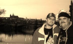 Us together in Prague, Czech Republic for my birthday 06.