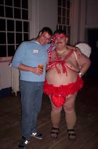 Me as CUPID at the Big Mens Party in February 06.. with a new member!